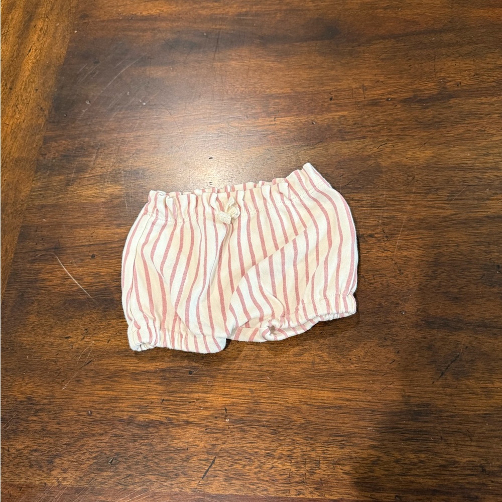 Pehr Pink and White Striped Shorts